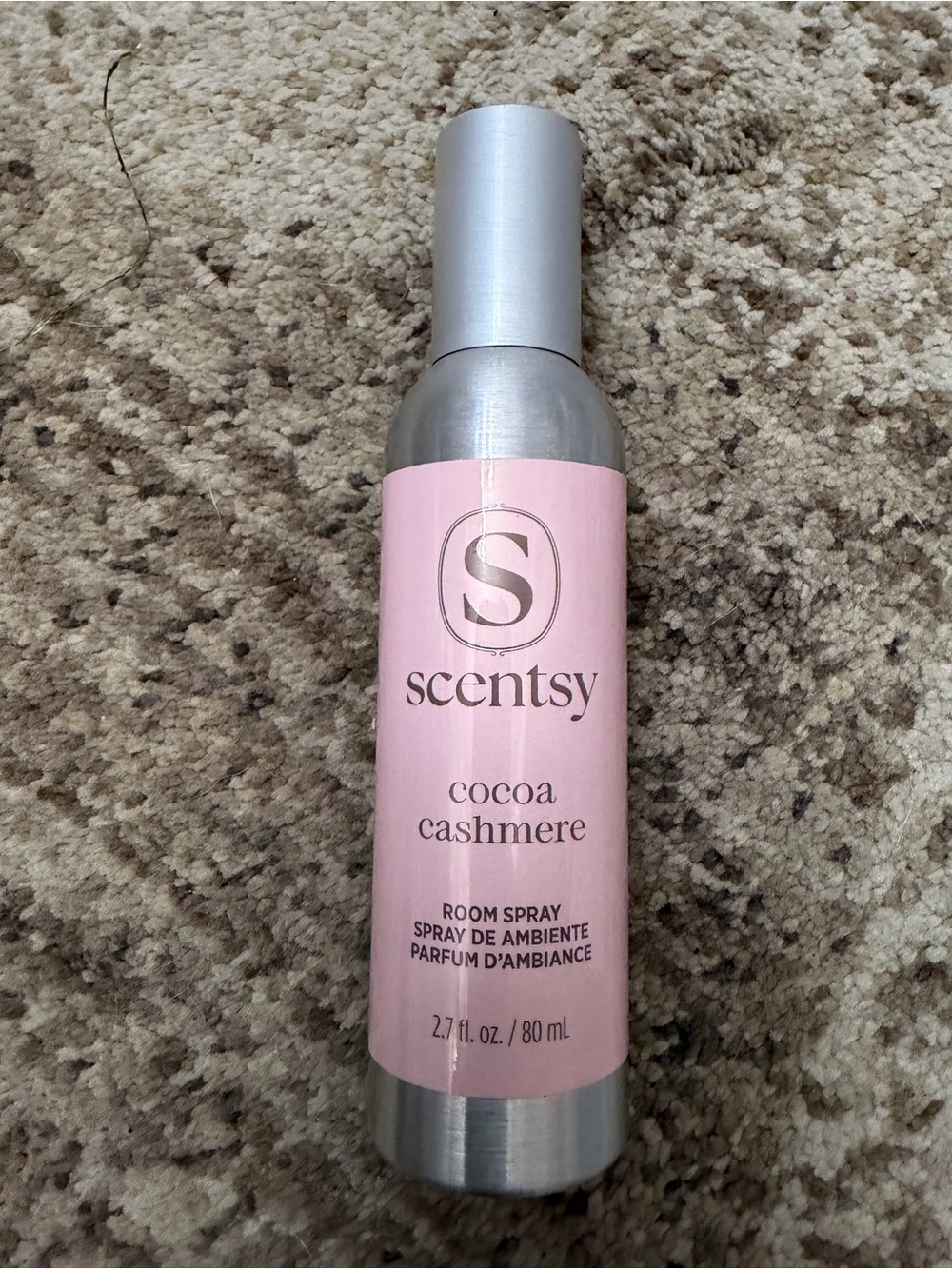 Scentsy Cocoa Cashmere Pink Room Fragrance Spray